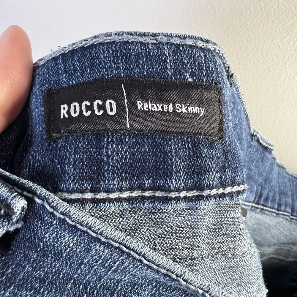 True Religion Mens Sz‎ 34 (36x33) Rocco Denim Jeans Relaxed Skinny Biker Casual